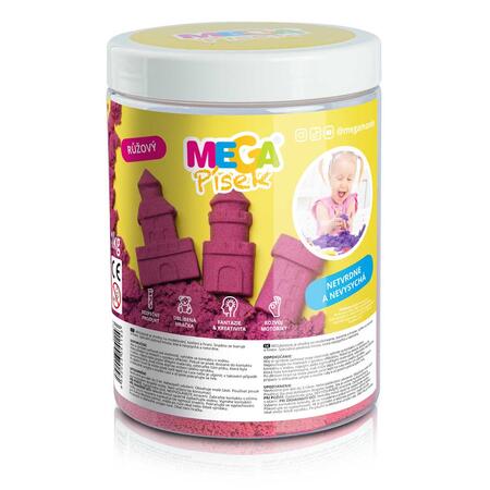 MEGApísek - růžový 1 kg - 1
